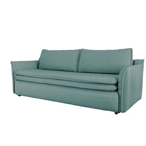 Miuform Einzelsofa mit Schlaffunktion Charming Charlie ¦ blau ¦ Maße (cm): B: 225 H: 85