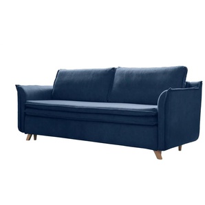 Miuform Einzelsofa mit Schlaffunktion Charming Charlie - blau - Materialmix - 225 cm - 85 cm | Möbel Kraft