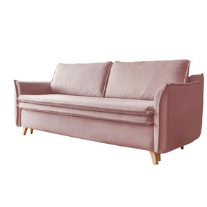 Miuform Einzelsofa mit Schlaffunktion Charming Charlie  ¦ rosa/pink ¦ Maße (cm): B: 225 H: 85