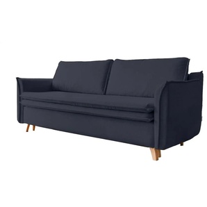 Miuform 3-Sitzer Sofa mit Bettfunktion | grau | 225 cm | 85 cm |