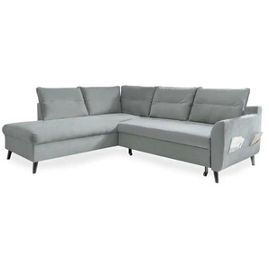 Miuform Ecksofa mit Schlaffunktion  ¦ blau ¦ Maße (cm): B: 228 H: 90