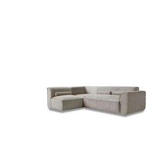 Miuform Ecksofa modular Flex Felix ¦ beige ¦ Maße (cm): B: 265 H: 70