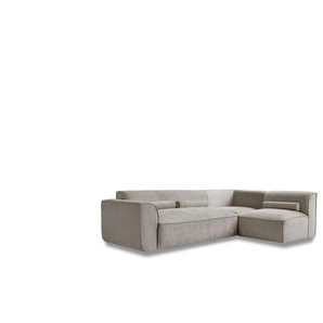 Miuform Ecksofa modular Flex Felix - beige - Materialmix - 265 cm - 70 cm | Möbel Kraft