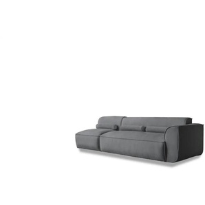 Miuform Einzelsofa modular Flex Felix - grau - Materialmix - 248 cm - 70 cm | Möbel Kraft