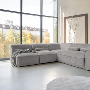 MIUFORM Flex Felix Modulares 6-Sitzer Ecksofa MIUFORM Flex Felix Modulares Ecksofa L-FORM LINKS - 265 x 248 cm - Grau - Sofa Couch 2074SO85