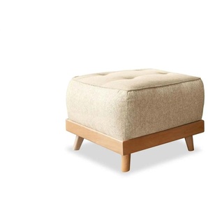 Miuform Fußhocker  Dazzling Daisy ¦ beige ¦ Maße (cm): B: 56 H: 42