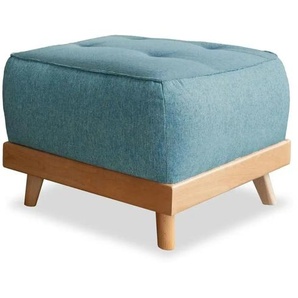 Miuform Fußhocker  Dazzling Daisy ¦ türkis/petrol ¦ Maße (cm): B: 56 H: 42