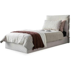 Miuform Polsterbett gemustert - beige - Materialmix - 96 cm - 105 cm | Möbel Kraft