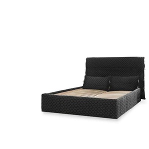 Miuform Polsterbett gemustert - schwarz - Materialmix - 166 cm - 105 cm | Möbel Kraft