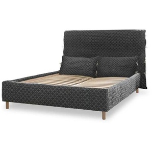 Miuform Polsterbett gemustert Sleepy Luna ¦ grau ¦ Maße (cm): B: 166 H: 112