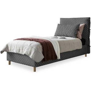 Miuform Polsterbett gemustert Sleepy Luna ¦ grau ¦ Maße (cm): B: 96 H: 112