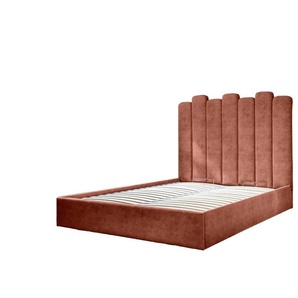 Miuform Polsterbett mit Bettkasten Dreamy Aurora ¦ rot ¦ Maße (cm): B: 187 H: 132
