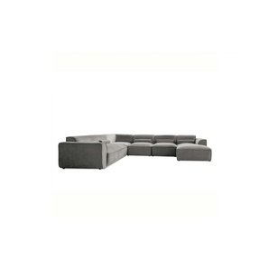 Miuform Wohnlandschaft modular Flex Felix ¦ grau ¦ Maße (cm): B: 337 H: 70