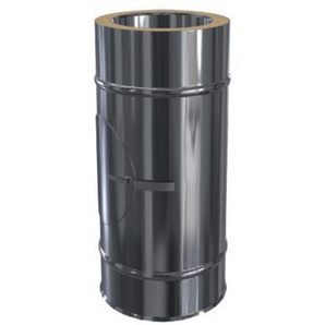 MK DW Premium Prüföffnung mit Deckel DN400 für Edelstahlschornstein System MKKD mit Dichtung