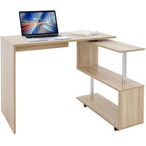 Ml-design - Eckschreibtisch drehbar, Schreibtisch L-Form, Winkelkombination Winkelschreibtisch Arbeitstisch Bürotisch Computertisch pc Tisch, mit 4