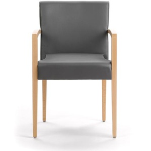 Mobitec Shanna Armlehnstuhl stapelbar Eiche matt lackiert