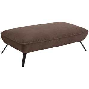 Moderano Hocker , Taupe , Textil , rechteckig , 142x43x80 cm , Fußauswahl, Stoffauswahl , Wohnzimmer, Hocker, Sitzhocker