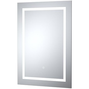 Moderner 21W LED-Spiegel, Folienverstärktes Glas 500mm x 700mm - Hudson Reed