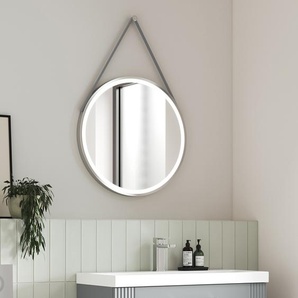 Moderner Spiegel mit LED Beleuchtung, 21W 800mm, Chrom Rahmen - Hudson Reed