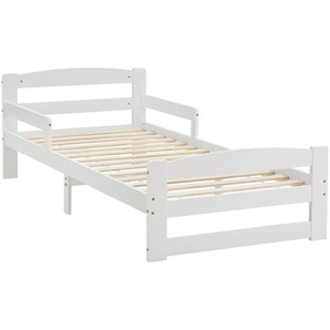 Modernes Jugendbett Arona in Weiß 90 x 200 cm