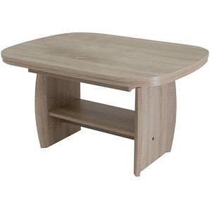 Couchtisch Josi 90 x 52 x 68cm Braun/Eiche Sonoma Dekor