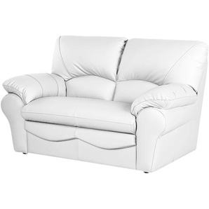 Modoform Sofa Torsby 2-Sitzer Weiß Kunstleder 150x92x85 cm