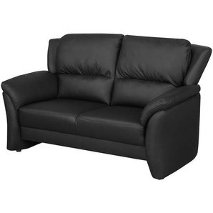 Modoform Sofa Windom 2-Sitzer Schwarz Kunstleder 165x100x90 cm (BxHxT) Modern