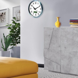 möbelando Sideboard Kommode Beistellschrank Anrichte Highboard Schrank Piacenza IV Beton Nachbildung 390077-0001