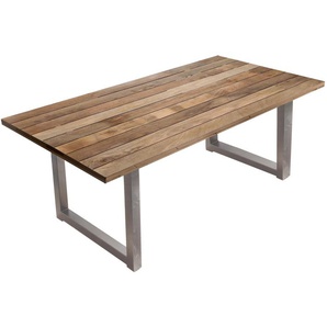 Möbilia Tisch mit wählbaren Tischbeinen 220x77 cm U-Form