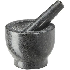 KHG Mörser mit Stößel - grau - Granit - 8 cm - 10.0 | Möbel Kraft