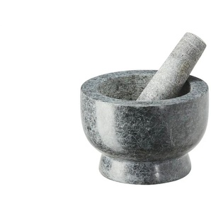 KHG Mörser mit Stößel - schwarz - Granit - 8 cm - 13.0 | Möbel Kraft