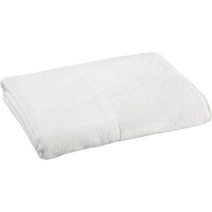 Duschtuch MÖVE MÖVE Bamboo Luxe Duschtuch Handtücher (Packung) Gr. B/L: 80 cm x 150 cm (1 St.), weiß (snow) Badetücher mit seidig glänzenden Bordüren