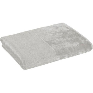 Handtuch MÖVE MÖVE Bamboo Luxe Handtuch Handtücher Gr. B/L: 50 cm x 100 cm (1 St.), grau (silbergrau) Handtücher