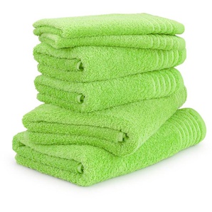 Möve Handtuch Set New Classic, (Set, 6-St), Gäste-, Hand- und Duschtüchern, 100% bester Baumwolle (480 g/m)
