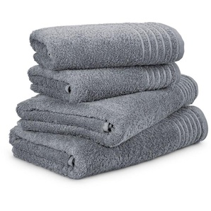 Möve Handtuch Set New Classic, Walkfrottier (4-St), Hand- und Duschtüchern, 100% bester Baumwolle (480 g/m)