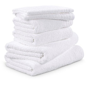 Möve Handtuch Set New Classic, Walkfrottier (Set, 6-St), Gäste-, Hand- und Duschtüchern, 100% bester Baumwolle (480 g/m)