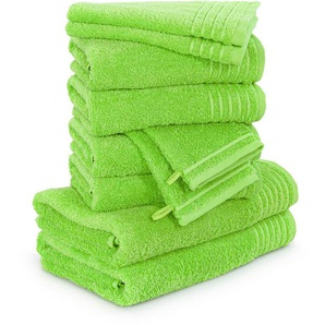Möve Handtuch Set New Classic, Walkfrottier (10-St), Waschhandschuhen, Gäste-, Hand- und Duschtüchern, 100% Baumwolle