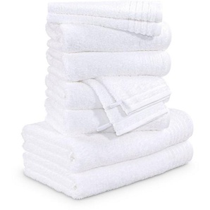 Möve Handtuch Set New Classic, Walkfrottier (10-St), Waschhandschuhen, Gäste-, Hand- und Duschtüchern, 100% Baumwolle