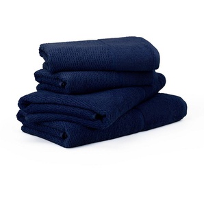 Möve for frottana Handtuch Set Pearl, Walkfrottier (4-St), Set: 2x Handtuch 50/100 und 2x Badetuch 67/140cm