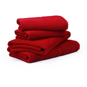 Möve for frottana Handtuch Set Pearl, Walkfrottier (4-St), Set: 2x Handtuch 50/100 und 2x Badetuch 67/140cm