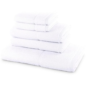 Möve for frottana Handtuch Set Pearl, Walkfrottier (5-St), 5tlg.-Set 2xGästehandtuch 30/50,2xHandtuch 50/100,1xBadetuch 67/140