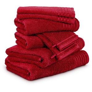 Möve Handtuch Set New Classic, Walkfrottier (8-St), Waschhandschuhen, Gäste-, Hand- und Duschtüchern, 100% Baumwolle