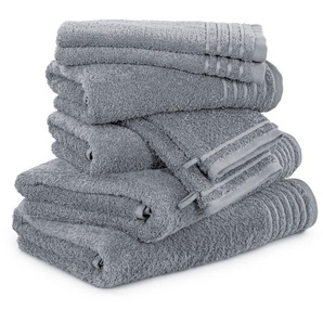 Möve Handtuch Set New Classic, Walkfrottier (8-St), Waschhandschuhen, Gäste-, Hand- und Duschtüchern, 100% Baumwolle
