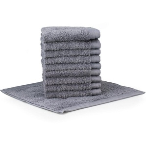 Möve Seiftuch Superwuschel, Walkfrottee (Set, 10-St), Seiftuch Set mit Bordüre, 100% Premium Cn Baumwolle, weich