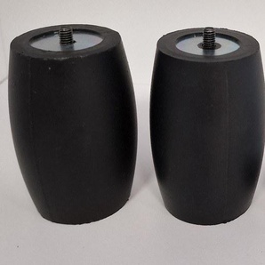 MOIZI 7 - Ersatzpuffer für Kufenstuhl (2x hinten, groß und 2x... MOIZI Puffer