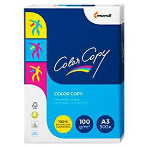 Mondi Color Copy DIN A3 Druckerpapier Weiß 100 g/m² Glatt 500 Blatt CC310