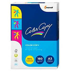 Mondi Color Copy DIN A3 Druckerpapier Weiß 160 g/m² Satin 250 Blatt CC316