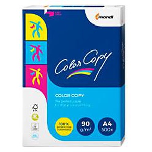 Mondi Color Copy DIN A4 Druckerpapier Weiß 90 g/m² Satin 500 Blatt CC490