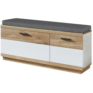 MONDO Garderobenbank Lisana - holzfarben - Materialmix - 110 cm - 51 cm - cm 38,0 | Möbel Kraft