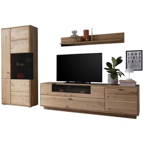 MONDO Wohnkombination Minoma - holzfarben - Materialmix - 323 cm - 207 cm - cm 50,0 | Möbel Kraft